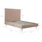 Manhattan Comfort Crosby Queen-Size Bed in Nude BD009-QN-ND - alternate 6